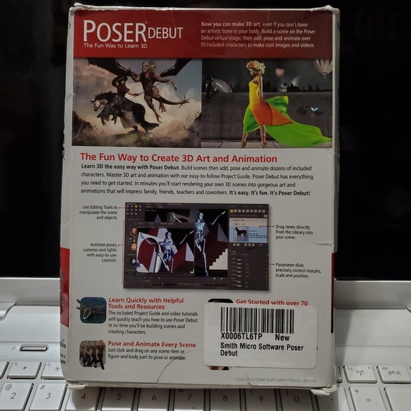 Poser Debut 3D Software L💙💙K - Picture 2 of 9